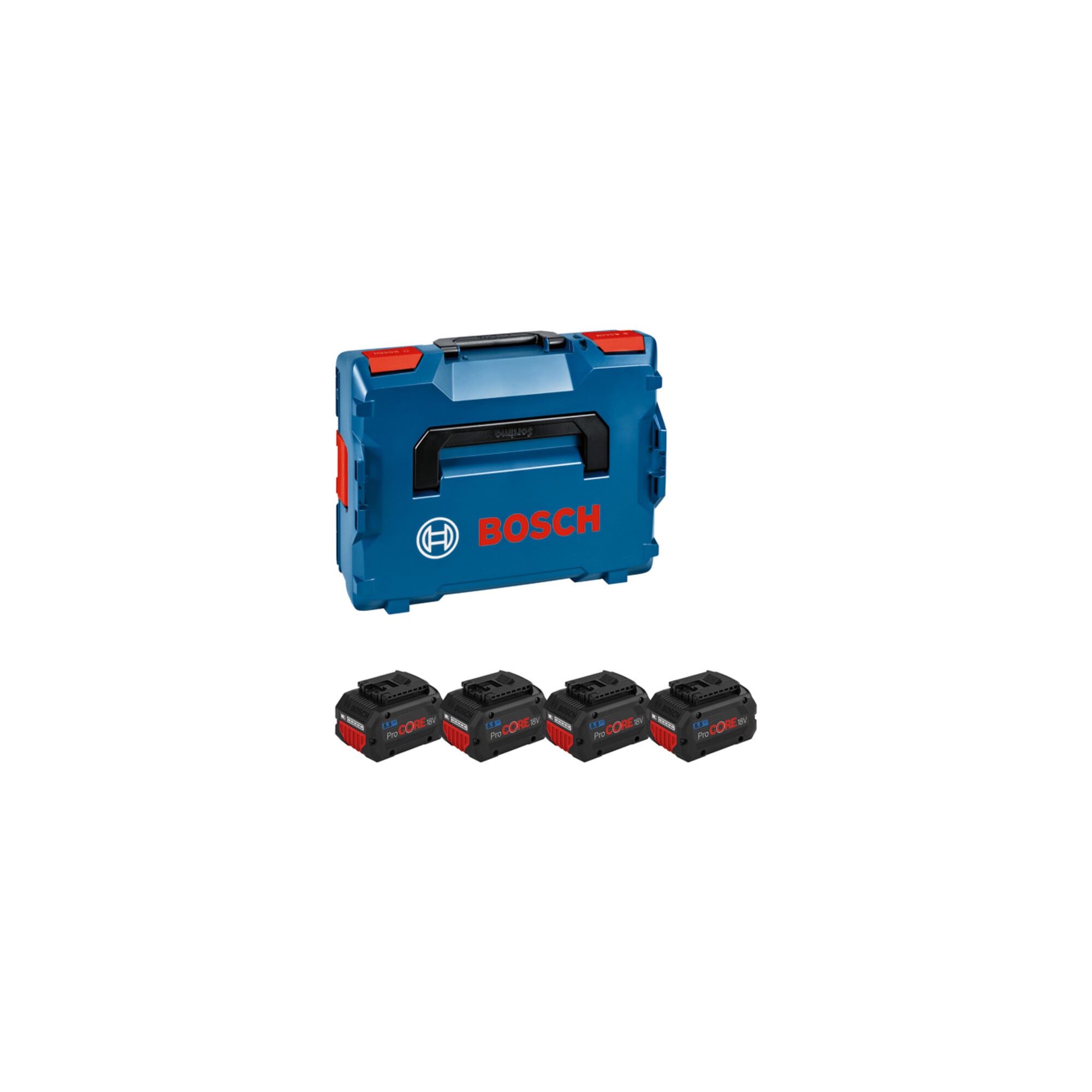 Bosch Akkupack 4x ProCORE18V 5,5Ah mit L-BOXX