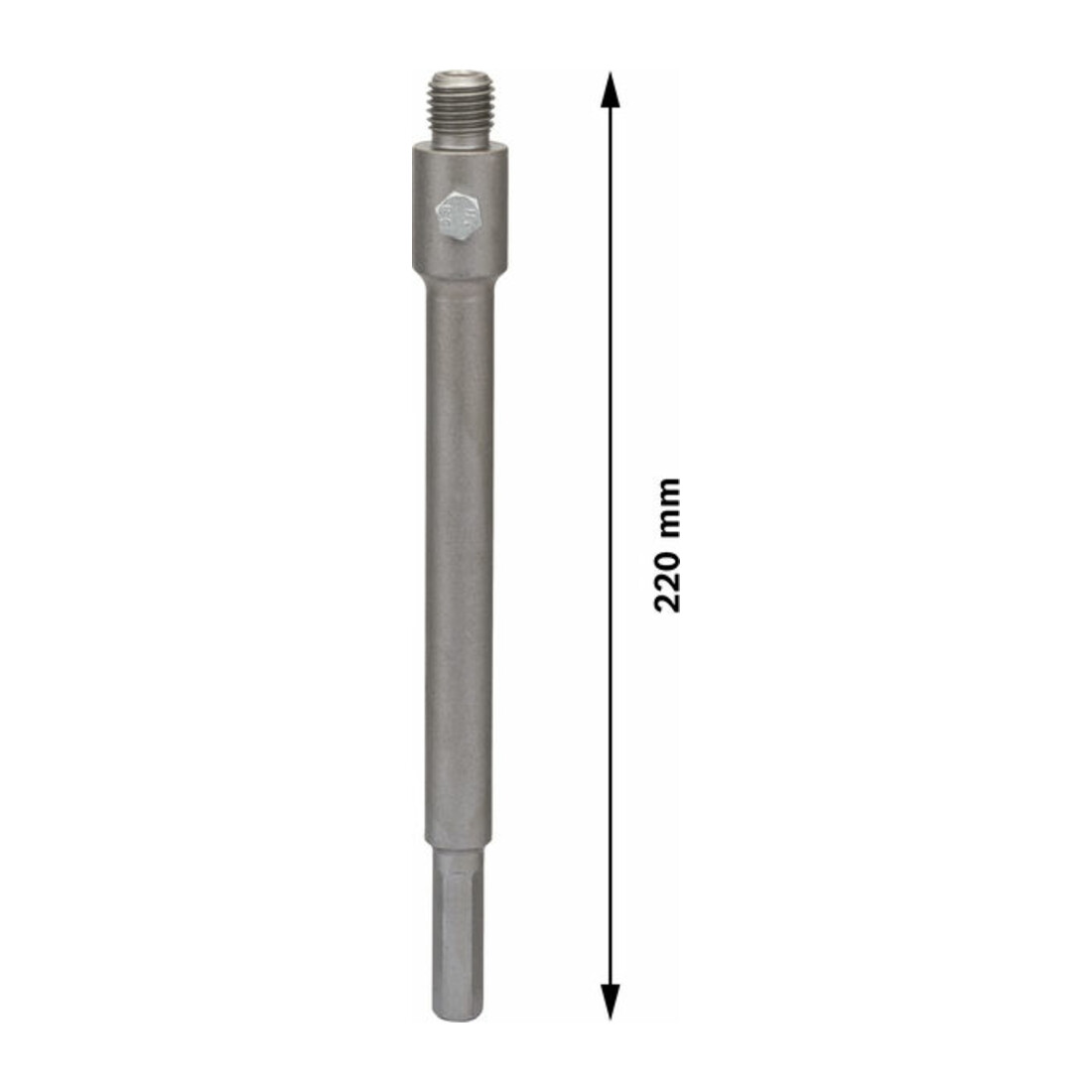 Bosch Albero di montaggio esagonale, per punte a corona cava con M 16 11mm 220mm