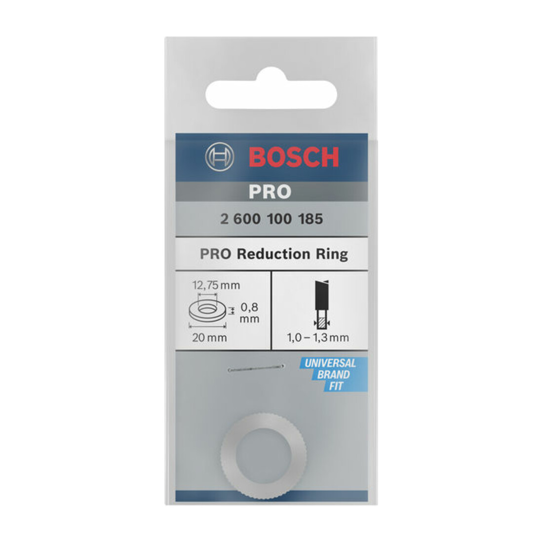 Bosch Anello di riduzione per lame circolari, 20x12,75x0,8mm