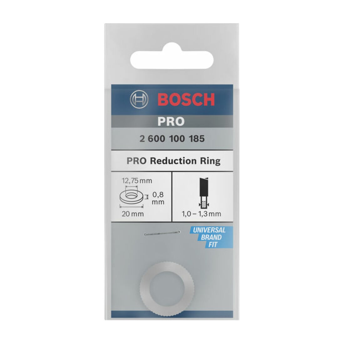 Bosch Anello di riduzione per lame circolari, 20x12,75x0,8mm