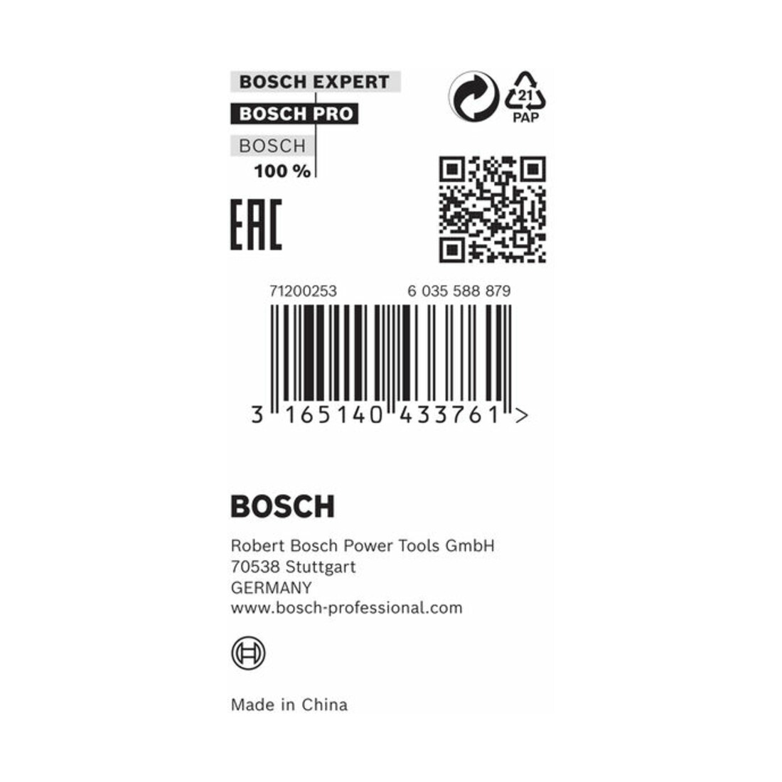 Bosch Anello di riduzione per lame circolari, 30x25x1,2mm