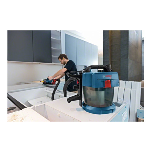Bosch Aspirapolvere a batteria GAS 18V-10 L, senza batteria con adattatore per elettroutensili
