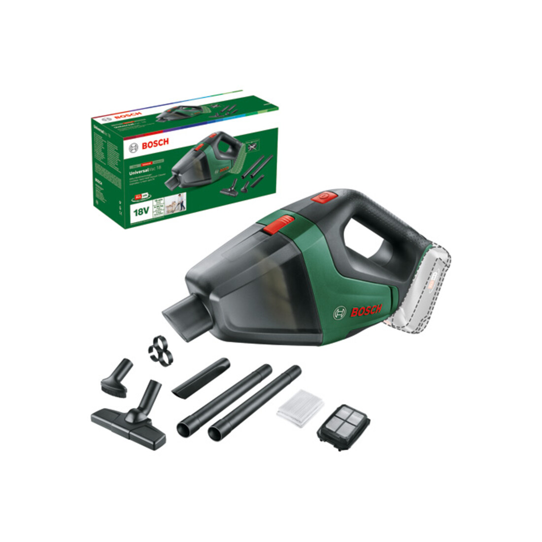Bosch Aspiratore manuale UniversalVac 18 a batteria