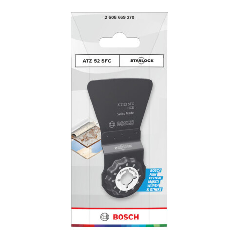 Bosch ATZ 52 SFC Multi-materiaal invalzaagblad, Starlock, 52 x 40 mm