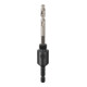 Bosch Aufsteckhalter und Zentrierbohrer für Lochsäge, 14-30 x 44 mm