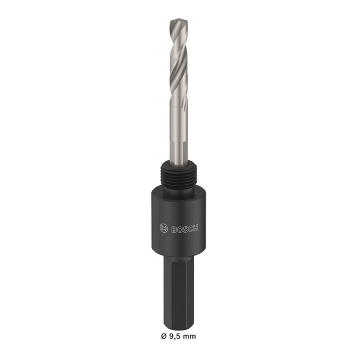Bosch Aufsteckhalter und Zentrierbohrer für Lochsäge, 14-30 x 44 mm