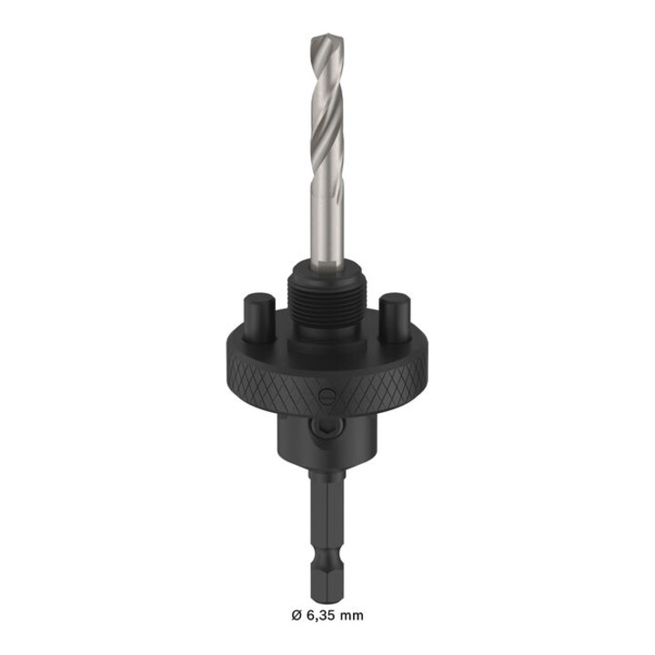 Bosch Aufsteckhalter und Zentrierbohrer für Lochsäge, 32-210 x 44 mm