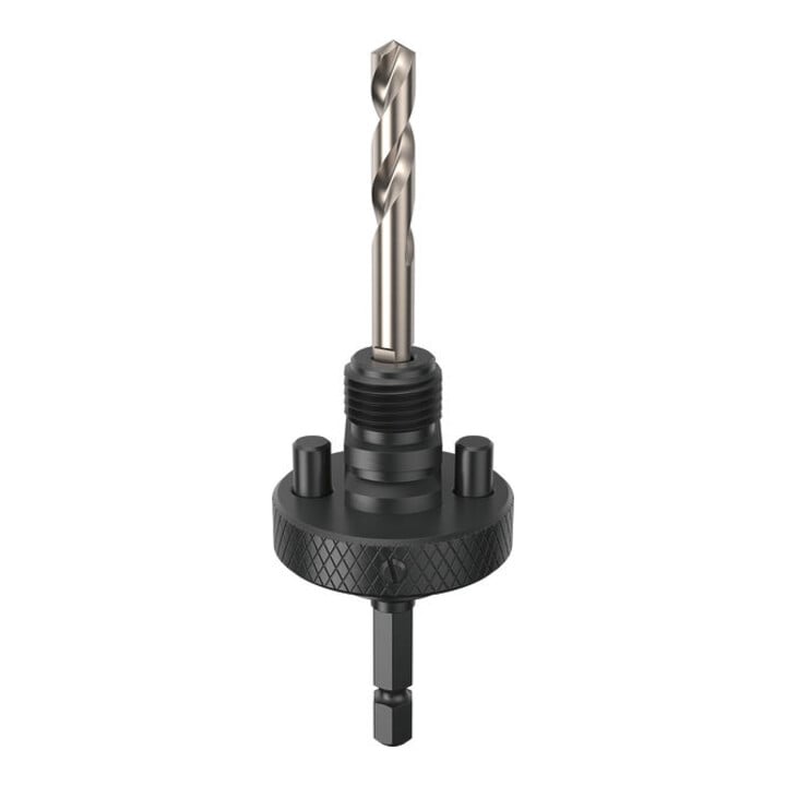 Bosch Aufsteckhalter und Zentrierbohrer für Lochsäge, 32-210 x 44 mm
