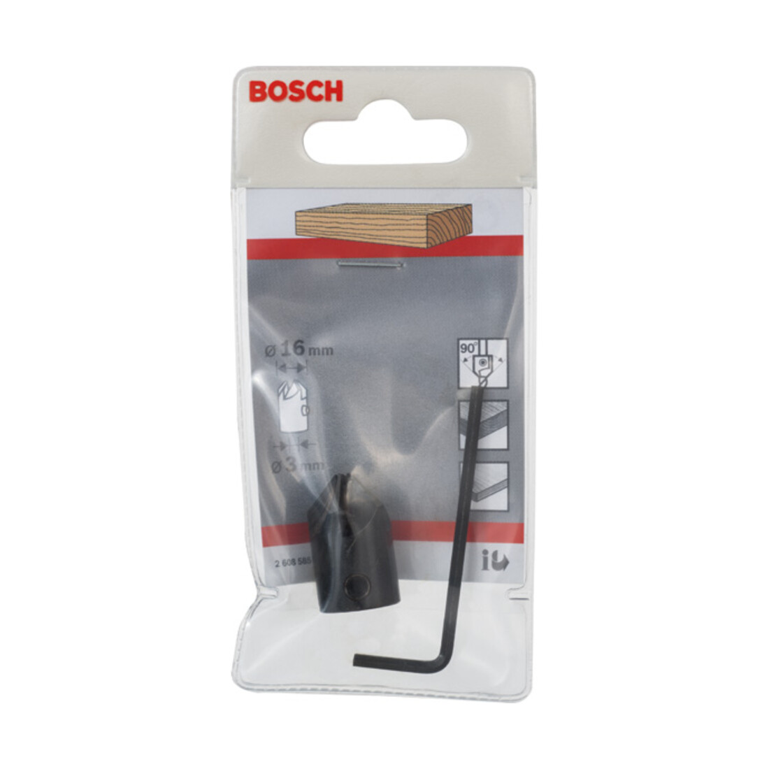 Bosch Aufsteck-Kegelsenker für Holzspiralbohrer