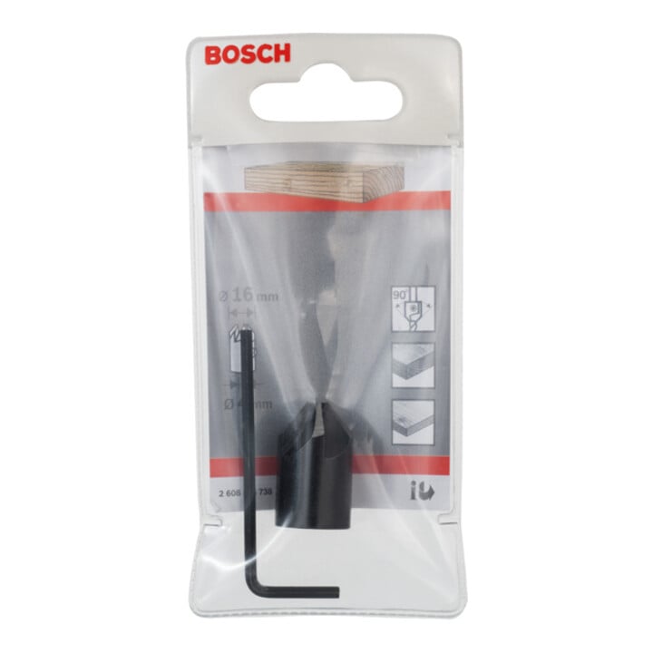 Bosch Aufstecksenker für Holzspiralbohrer 4 x 16 mm M 5