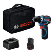 Bosch Avvitatore a batteria GSR 12V-32, 2 x GBA 12V 2.0Ah, borsa per attrezzi
