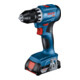 Bosch Avvitatore a batteria GSR 18V-45, 2 batterie GBA 18V 3.0Ah, caricatore e L-BOXX-5