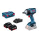 Bosch Avvitatore a percussione a batteria GDS 18V-300, 2 batterie 18V 4,0Ah, caricabatterie rapido 18V-40-1