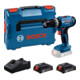 Bosch Avvitatore a percussione a batteria GSB 18V-25, 2 x batteria GBA 18V 2.0Ah in L-BOXX-1