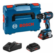 Bosch Avvitatore a percussione a batteria GSB 18V-90 C, 2 batterie ProCORE18V 4.0Ah, caricabatterie e L-BOXX
