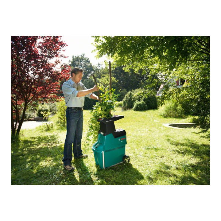 Bosch AXT 25 TC stille hakselaar met opvangbak 53 l