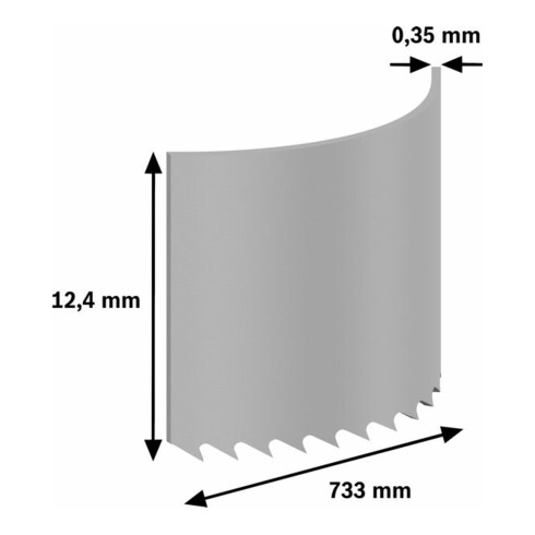 Bosch Bandsägeblatt CB BIM 733 mm