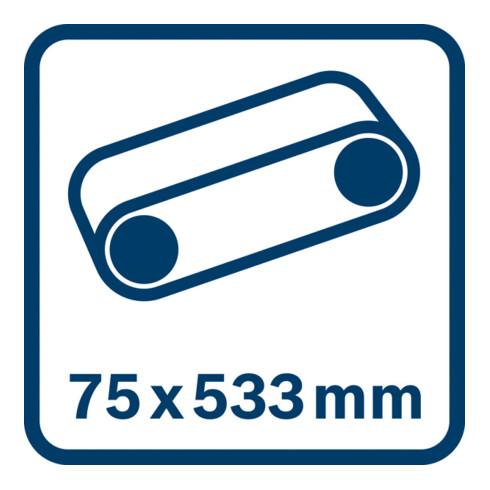 Bosch Bandschleifer GBS 75 AE ZB Koffer