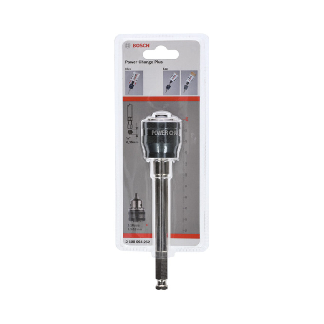 Bosch Barra di prolunga 150mm/6" e mandrino PC Plus 7/16", 11mm