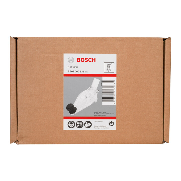 Bosch basisplaat met handvat en zuigmond