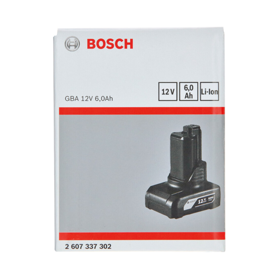Bosch Batteria Li-Ion da 12 V con ECP, 6,0Ah,