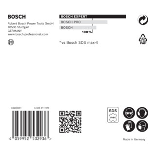 Bosch EXPERT Hammerbohrer 8X SDS-max, 17 x 200 x 340 mm