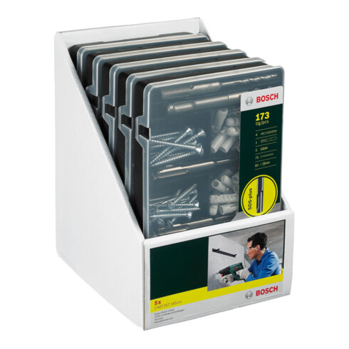 Bosch Befestigungs-Set SDS-plus-1, 173-teilig