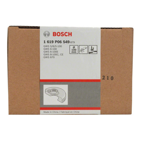 Bosch beschermkap met afdekplaat 100 mm