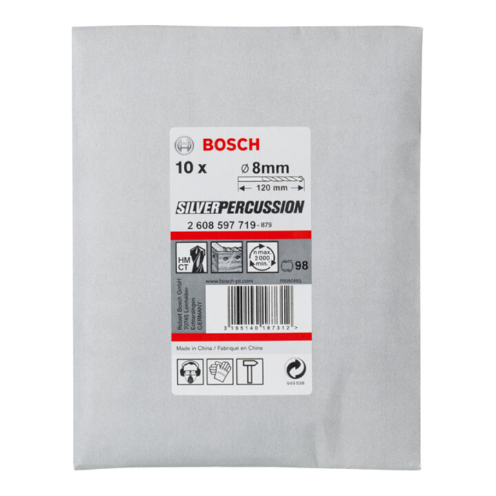 Bosch Betonbohrer CYL-3, 8 x 80 x 120 mm, d 7,5 mm, 10er-Pack