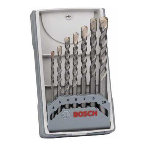 Bosch Betonbohrer CYL-3 Set, Silver Percussion, 4, 5, 6, 6, 7, 8, 10 mm