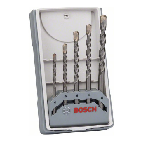 Bosch Betonbohrer CYL-3 Set Silver Percussion 5-teilig 4 - 8 mm