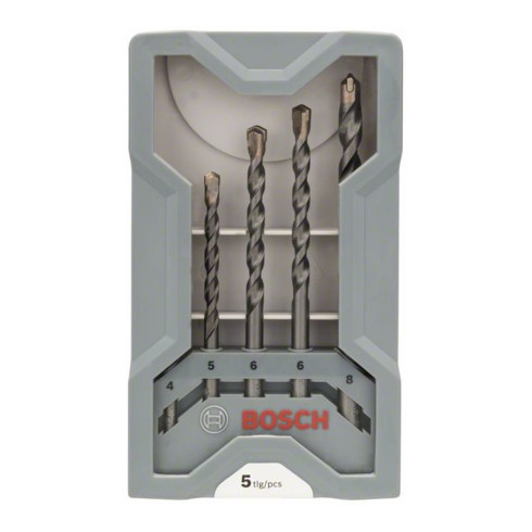 Bosch Betonbohrer CYL-3 Set Silver Percussion 5-teilig 4 - 8 mm