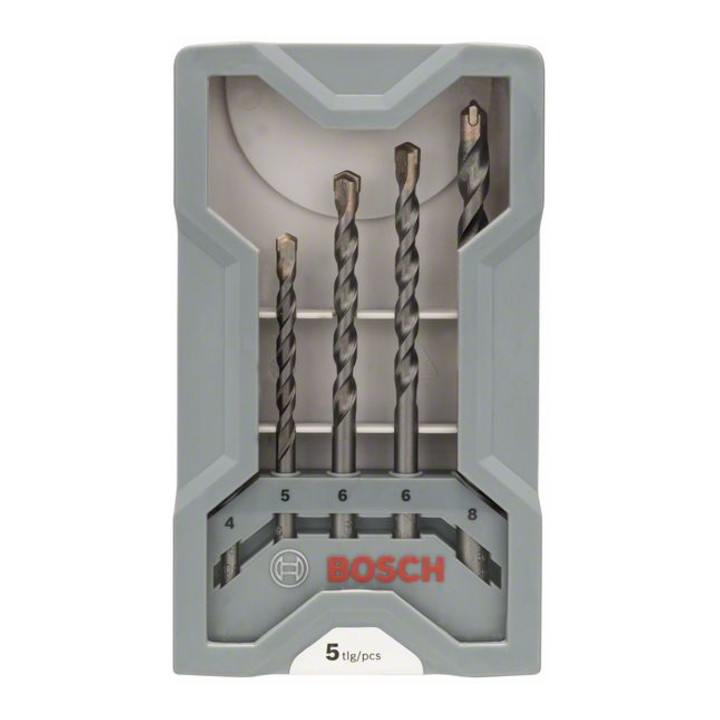 Bosch Betonbohrer CYL-3 Set Silver Percussion 5-teilig 4 - 8 mm