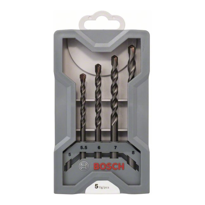 Bosch Betonbohrer CYL-3 Set Silver Percussion 5-teilig 5 - 8 mm