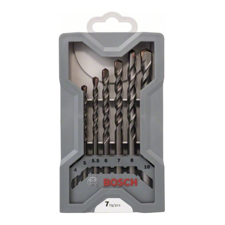 Bosch Betonbohrer CYL-3 Set Silver Percussion 7-teilig 4, 5 5,5 6, 7 8, 10 mm