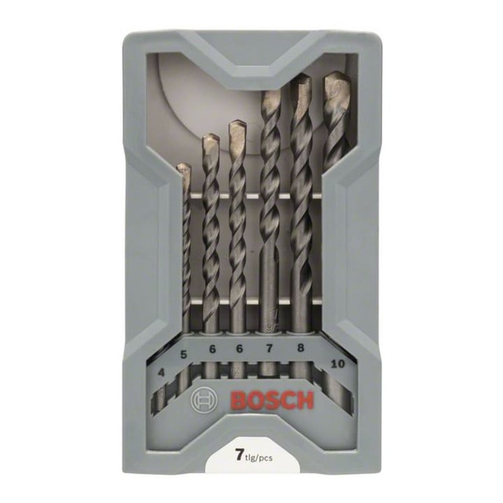 Bosch Betonbohrer CYL-3 Set Silver Percussion 7-teilig 4, 5 6, 6 7, 8 10 mm