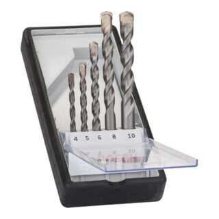 Bosch Betonbohrer-Robust Line-Set CYL-3 Silver Percussion 5-teilig 4 - 10 mm
