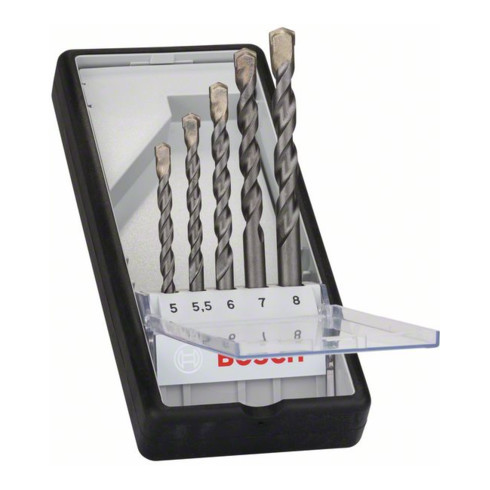 Bosch Betonbohrer-Robust Line-Set CYL-3 Silver Percussion 5-teilig 5 - 8 mm