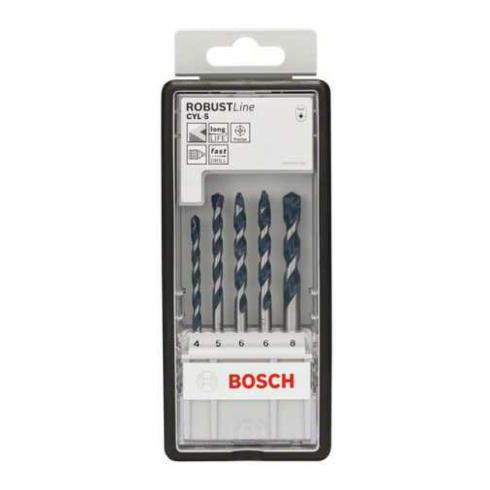 Bosch Betonbohrer-Robust-Line-Set CYL-5, 4 - 8 mm