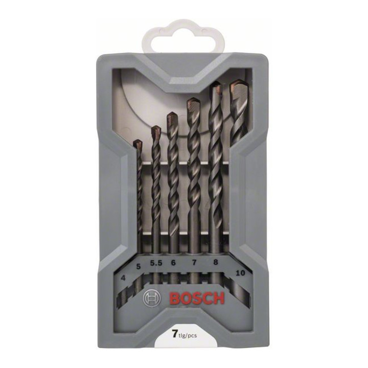 Bosch betonboor CYL-3 set Silver Percussion 7-delig 4, 5 5,5 6, 7 8, 10 mm