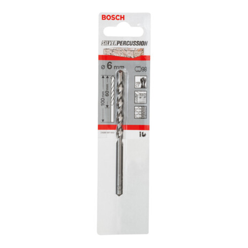 Bosch betonboor CYL-3 Silver Percussion 6 x 60 x 100 mm diameter 5,5 mm