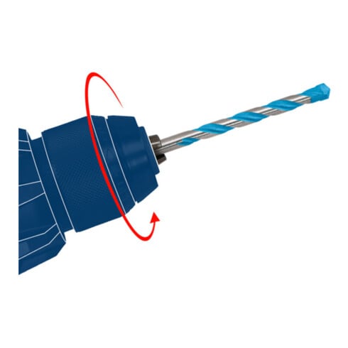 Bosch betonboor Robust-Line-set CYL-5 Blue Granite 5-delig 4 - 8 mm