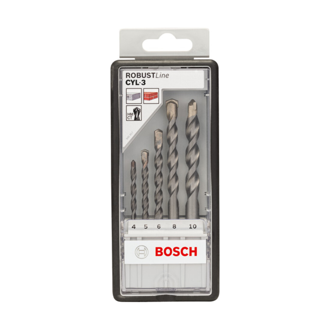 Bosch betonboor Robustline CYL-3 Silver Percussion 5-delig 4 - 10 mm