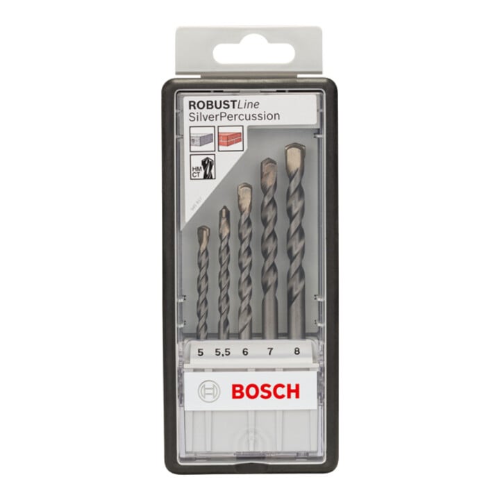 Bosch betonboor Robustline CYL-3 Silver Percussion 5-delig 5 - 8 mm