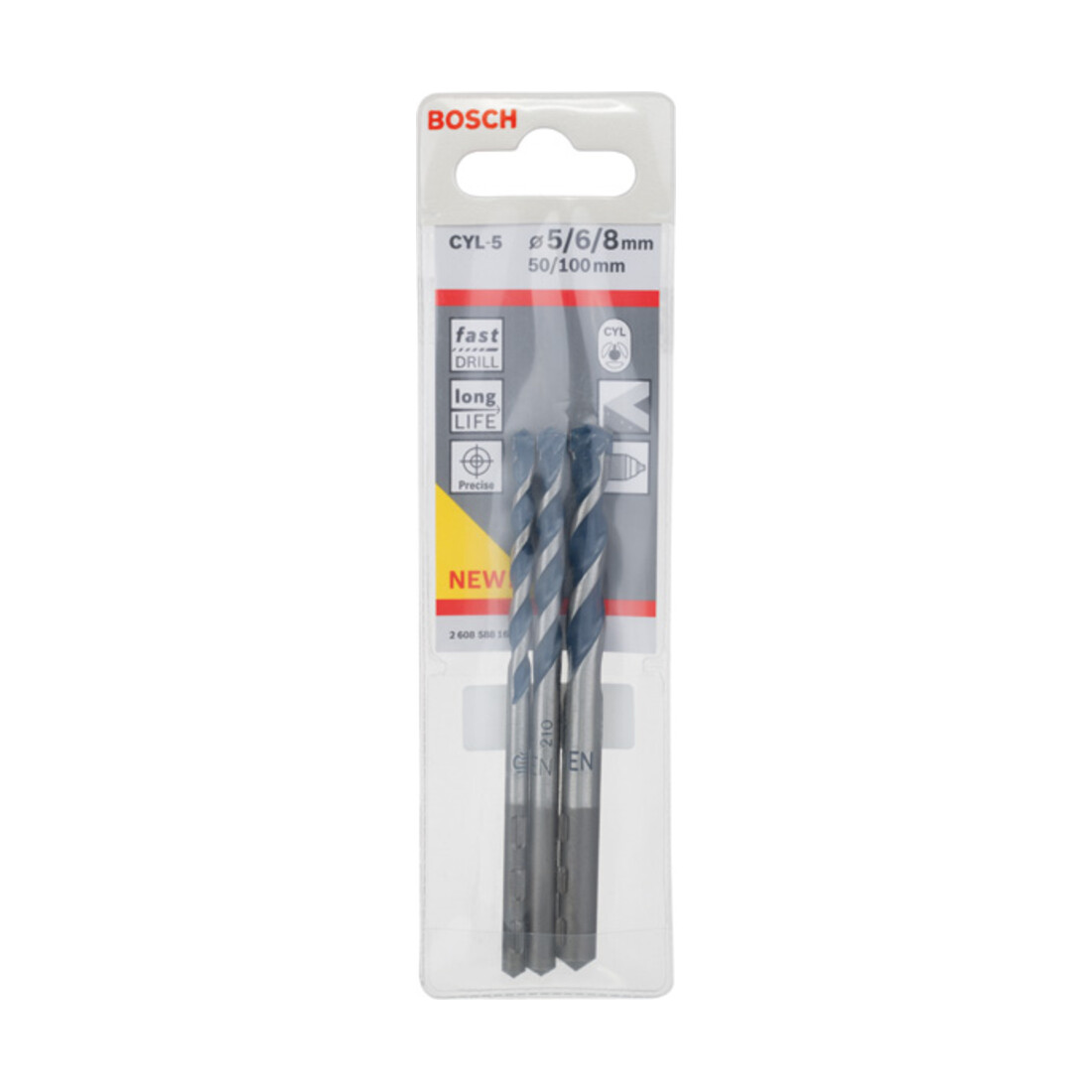 Bosch betonboor Robustline CYL-5 Blue Granite 3-delig 5 - 8 mm