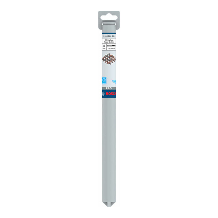Bosch betonstaalsnijder met vier snijkanten SDS plus-9 18 x 120 x 300 mm