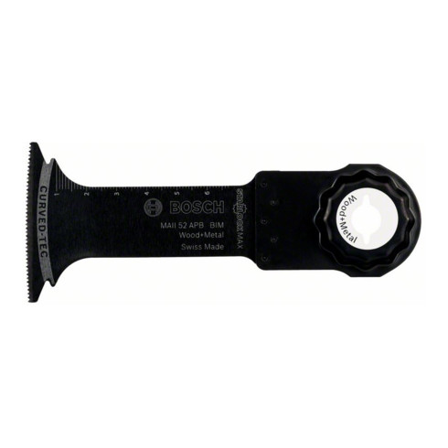 Bosch BIM invalcirkelzaagblad MAII 52 APB Wood and Metal, 52 x 70 mm