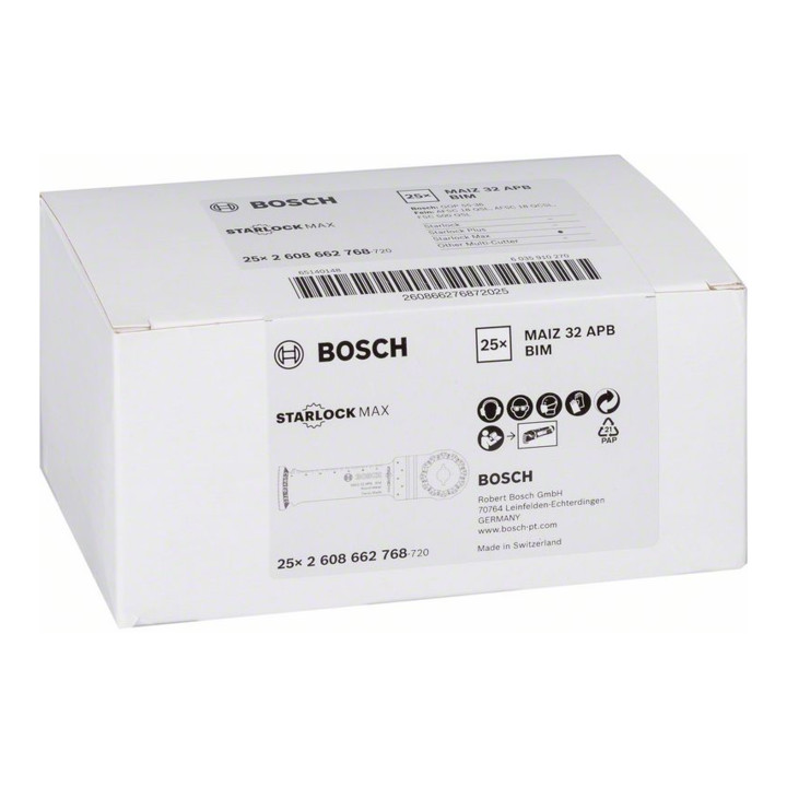 Bosch BIM invalcirkelzaagblad MAIZ 32 APB, Wood and Metal, 80 x 32 mm