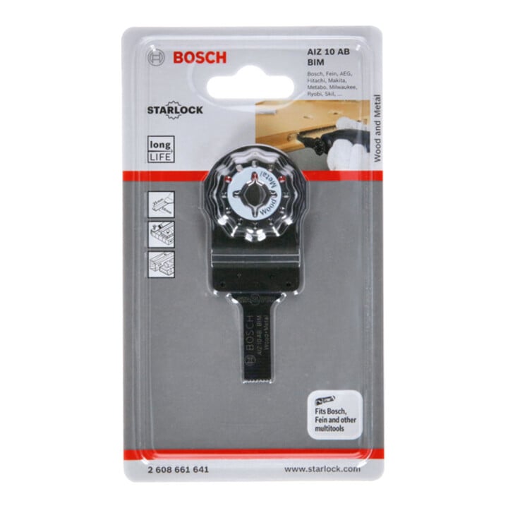 Bosch BIM invalzaagblad AIZ 10 AB Wood and Metal 20 x 10 mm