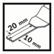 Bosch BIM invalzaagblad AIZ 10 AB Wood and Metal 20 x 10 mm